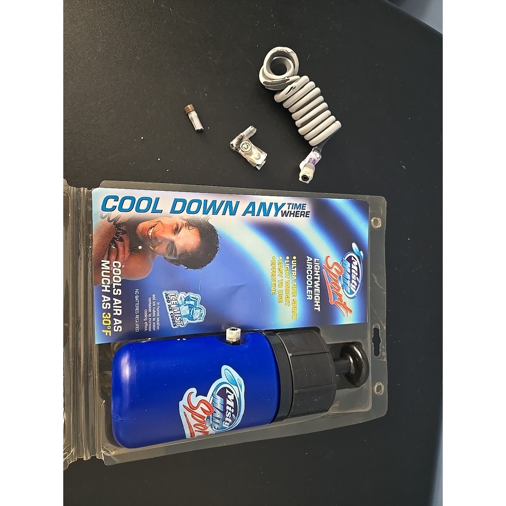 Misty Mate Sport Water Mister Portable Personal Air Cooler BLUE Broken For Parts